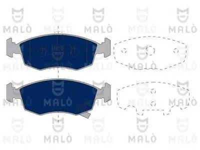 Комплект тормозных колодок, дисковый тормоз MALÒ купить