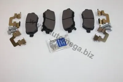 Комплект тормозных колодок, дисковый тормоз AutoMega Premium AUTOMEGA купить