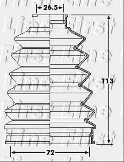 Пыльник, приводной вал FIRST LINE купить