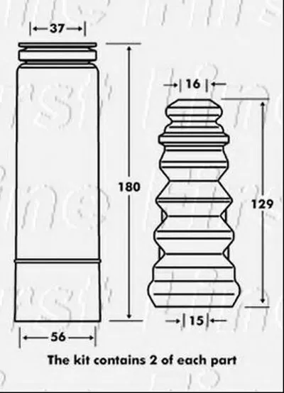 Пылезащитный комплект, амортизатор FIRST LINE купить