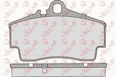 Комплект тормозных колодок, дисковый тормоз VILLAR купить