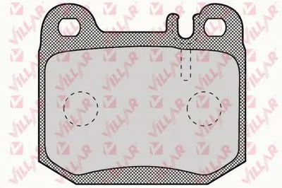 Комплект тормозных колодок, дисковый тормоз VILLAR купить