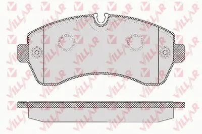 Комплект тормозных колодок, дисковый тормоз VILLAR купить