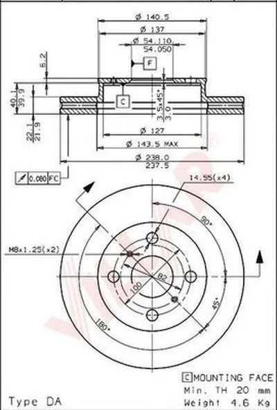 Тормозной диск VILLAR купить