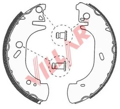 Комплект тормозных колодок VILLAR купить