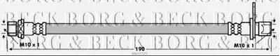 Тормозной шланг BORG & BECK купить