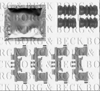 Комплектующие, колодки дискового тормоза BORG & BECK купить