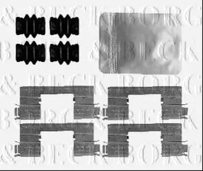 Комплектующие, колодки дискового тормоза BORG & BECK купить