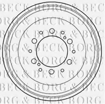 Тормозной барабан BORG & BECK купить