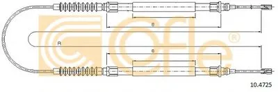 Трос, стояночная тормозная система COFLE купить