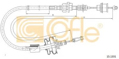 Тросик сцепления COFLE купить