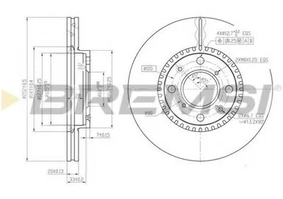 Тормозной диск BREMSI купить