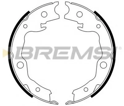 Комплект тормозных колодок BREMSI купить