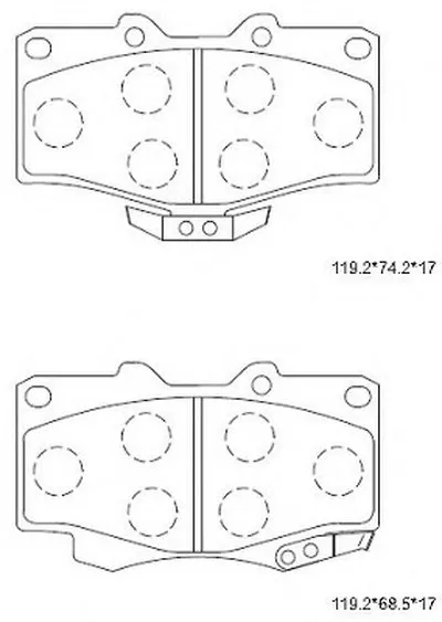 Комплект тормозных колодок, дисковый тормоз ASIMCO купить