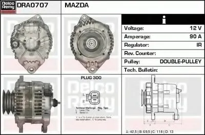 Генератор Remanufactured REMY (Light Duty) DELCO REMY купить