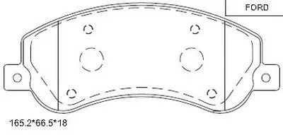 Комплект тормозных колодок, дисковый тормоз ASIMCO купить