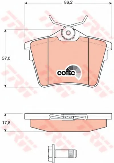 Комплект тормозных колодок, дисковый тормоз Dr!ve+ купить