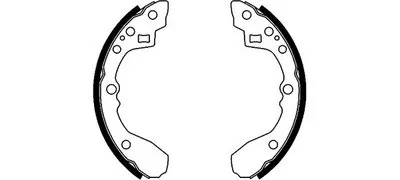 Комплект тормозных колодок HELLA купить