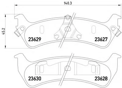 Комплект тормозных колодок, дисковый тормоз HELLA купить