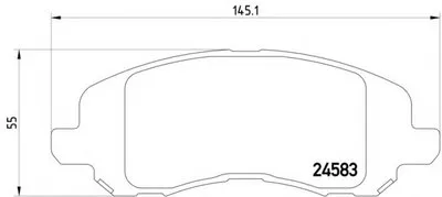 Комплект тормозных колодок, дисковый тормоз HELLA купить