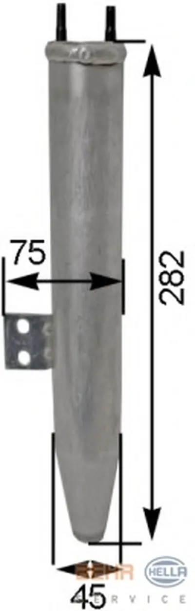 Осушитель, кондиционер BEHR HELLA SERVICE купить