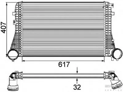 Интеркулер BEHR HELLA SERVICE HELLA купить