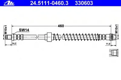 Тормозной шланг ATE купить