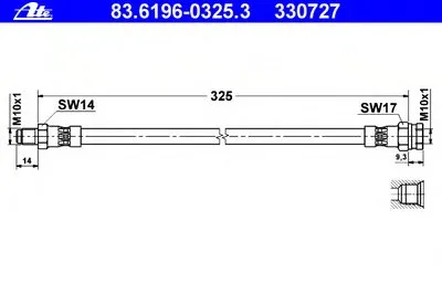 Тормозной шланг ATE купить