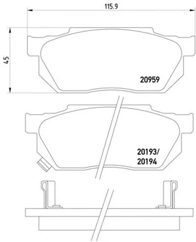 Комплект тормозных колодок, дисковый тормоз HELLA PAGID купить