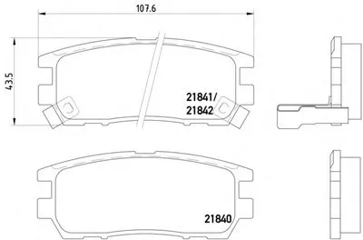 Комплект тормозных колодок, дисковый тормоз HELLA PAGID купить