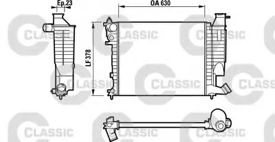 Радиатор, охлаждение двигателя VALEO купить