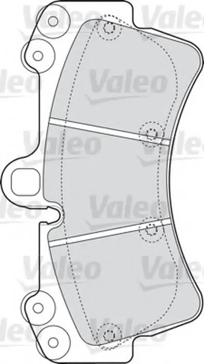 Комплект тормозных колодок, дисковый тормоз VALEO купить