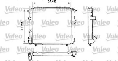 Радиатор, охлаждение двигателя VALEO купить