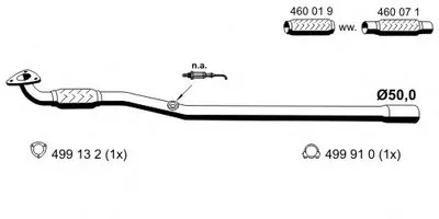 Труба выхлопного газа ERNST купить