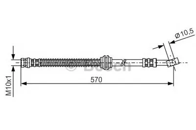 Тормозной шланг BOSCH купить