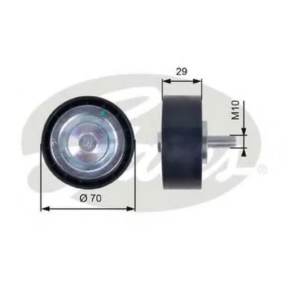 Паразитный / ведущий ролик, поликлиновой ремень DriveAlign® GATES купить