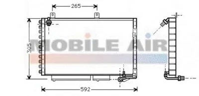 Конденсатор, кондиционер VAN WEZEL купить