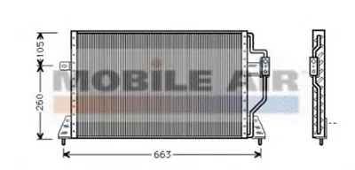 Конденсатор, кондиционер VAN WEZEL купить