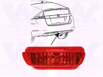 Задний фонарь VAN WEZEL купить