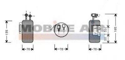 Осушитель, кондиционер VAN WEZEL купить