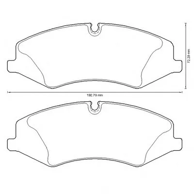 Комплект тормозных колодок, дисковый тормоз JURID купить