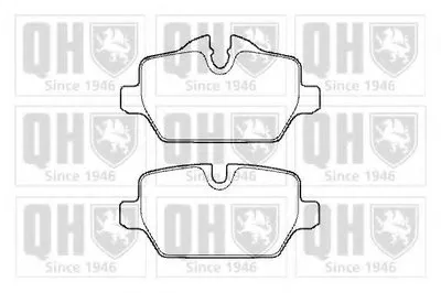 Комплект тормозных колодок, дисковый тормоз QUINTON HAZELL купить
