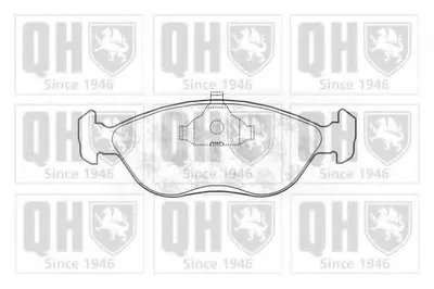 Комплект тормозных колодок, дисковый тормоз QUINTON HAZELL купить