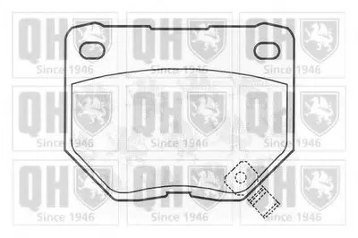 Комплект тормозных колодок, дисковый тормоз QUINTON HAZELL купить