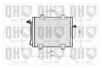 Конденсатор, кондиционер QUINTON HAZELL купить