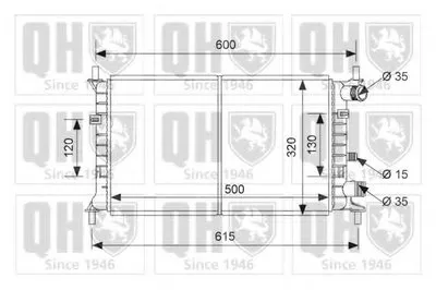 Радиатор, охлаждение двигателя QUINTON HAZELL купить