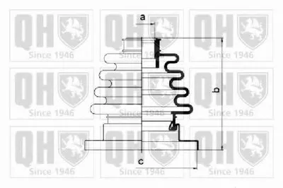 Комплект пылника, приводной вал QUINTON HAZELL купить