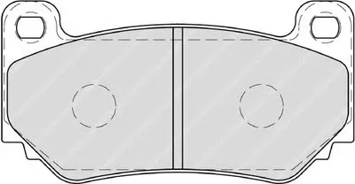 Комплект тормозных колодок, дисковый тормоз PREMIER FERODO купить