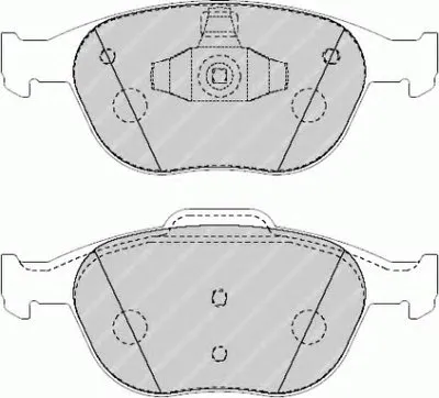 Комплект тормозных колодок, дисковый тормоз PREMIER FERODO купить