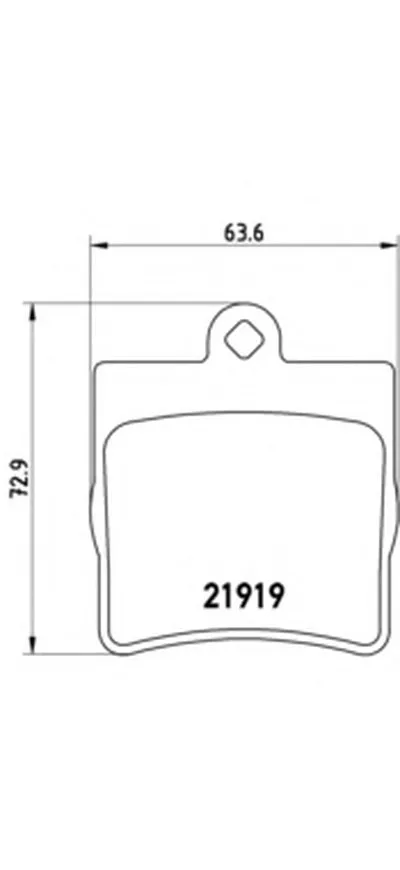Комплект тормозных колодок, дисковый тормоз BREMBO купить